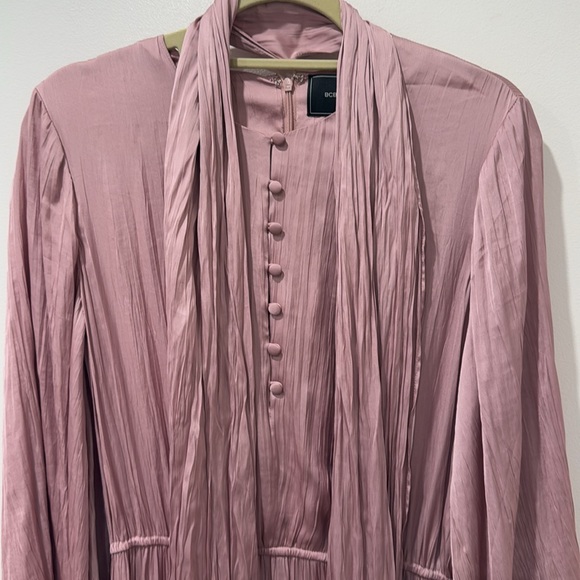 BRAND NEW BCBG MAXAZRIA Elisa Tiered Maxi Dress DAWN PINK - Picture 5 of 9